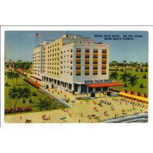  Royal Palm Hotel on the Ocean, Miami Beach Florida