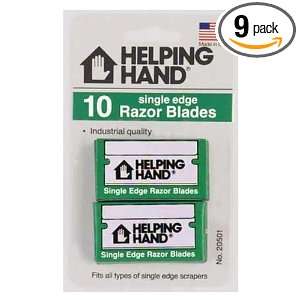  HELPING HANDS Single Edge Razor Blades Sold in packs of 3 
