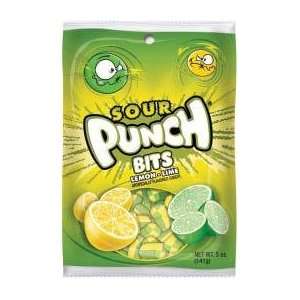 Sour Punch Bits Lemon Lime Peg Bag 5oz Grocery & Gourmet Food