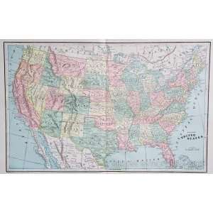  Peoples Map of the United States (1887)