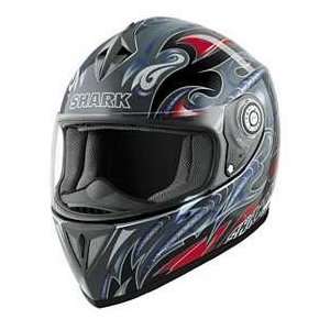  Shark RSI ALIEN BK_RD_AN SM MOTORCYCLE Full Face Helmet 