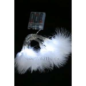   Feathers   20 Lights, 86 Long   Battery Operated: Home & Kitchen