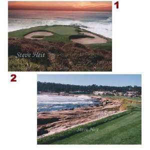  Unframed Pebble Beach Golf Photos (Print=6,Size=12x18 
