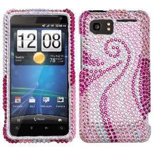  Phoenix Tail Diamante Protector Cover for HTC Vivid Cell 
