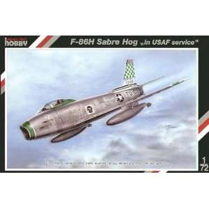   Hobby 1/72 F86H Sabre Hog USAF Fighter/Bomber Kit Toys & Games