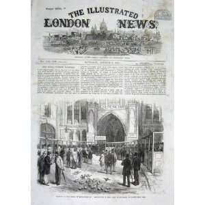    Election Lord Mayor Michaelmas Day Old Print 1869: Home & Kitchen