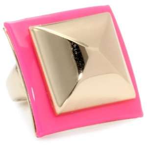  Ted Rossi Extreme Neon Neon Patent Square Pyramid Pink 