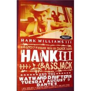    Hank III Poster   Concert 3 111 Rebel Proud: Home & Kitchen