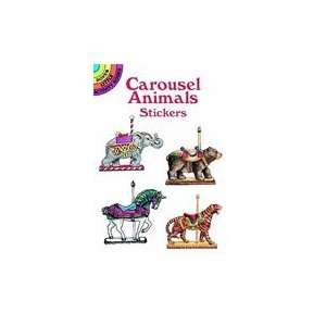  Dover Sticker Book Carousel Animals Arts, Crafts & Sewing