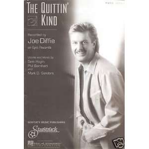    Sheet Music Joe Diffie The Quitting Kind 103 