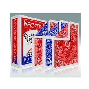    Phoenix Deck   Double Back Cards, Blue/Blue 