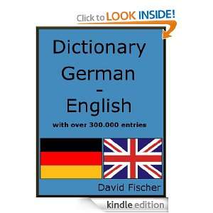 Dictionary German English with more than 300.000 definitions 