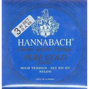   Guitar High Tension Gold Bass Set, 825 3er HT: Everything Else
