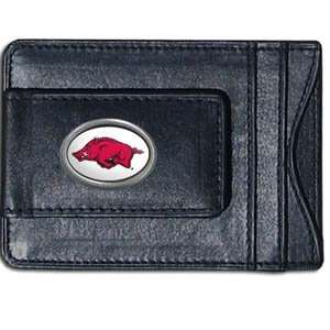 Arkansas Logo Credit Card/Money Clip Holder Sports 