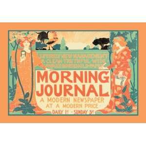  Morning Journal   A Modern Newspaper 28X42 Canvas
