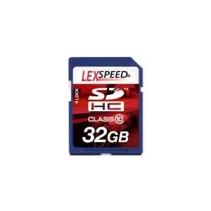  LexSpeed 32 GB Class 10 SDHC Flash Memory Card: Computers 