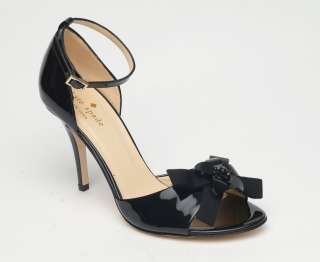   Kate Spade ‘Silvy’ black patent leather dress heels $325  