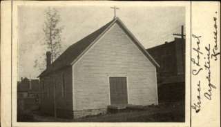 Argentine KS Grace Chapel Image on 1899 Postal Card  