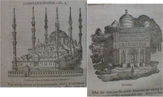 Constantinople Turkey 1832 Sultan Ahmed Mosque  