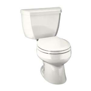   Two Piece Round Front by Kohler   K 3423 X in Almond: Home Improvement