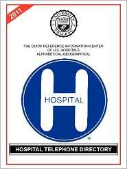 Hospital Telephone Directory, 2011 Edition, (1880973626), Henry A 