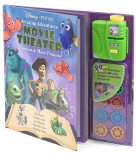 Disney Pixar Amazing Adventures Movie Theater Storybook & Movie 