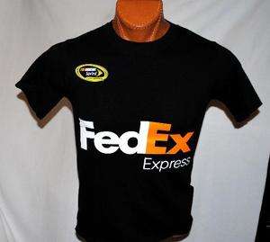 PRE OWNED FEDEX EXPRESS T SHIRT NASCAR # 11 COLOR BLACK NICE Sz S 