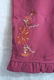 NWT NEW HANNA ANDERSSON Baby Girl Purple Red 1000 Flower Set Top Pants 