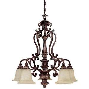 Capital Lighting Chandeliers 3635 5 Light Chandelier Chestfield Brown