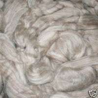 Fine Oatmeal Blue Face Leicester 1lb Roving  