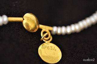 New $1180 GURHAN 24K Gold & Seed Pearl Bracelet SALE  