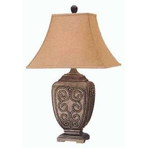  Antique Bronze Finish Lasso Table Lamp: Home Improvement