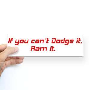  Dodge Ram Sticker Dodge Bumper Sticker by CafePress 