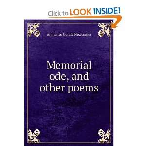   ode, and other poems Alphonso Gerald Newcomer  Books