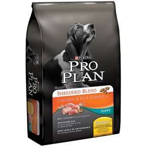   Pro Plan Shredded Blend Puppy Food Chicken & Rice, 34 lb