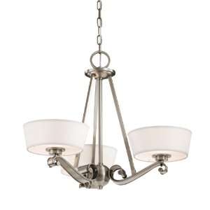  Kichler Lighting 42711CLP 3 Light Livingston Chandelier 