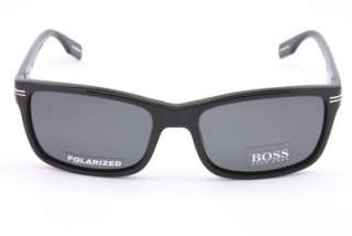 Hugo Boss New Sunglasses Authentic Polarized 0319 807/RA Black Gray 