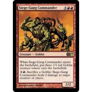   the Gathering   Siege Gang Commander   Magic 2010   Foil Toys & Games