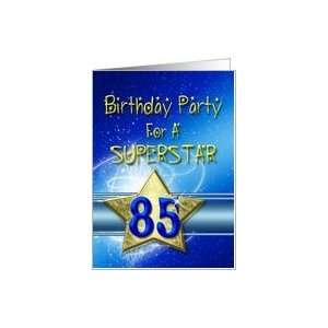  85th Birthday party for a Superstar Card: Toys & Games