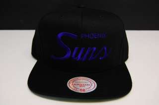 Phoenix Suns Vintage Script Snapback M&N Cap Hat  