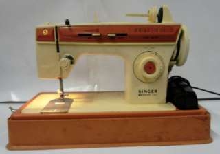   Merritt Model 2404 Sewing Machine Zig Zag Stitch Used Works Case