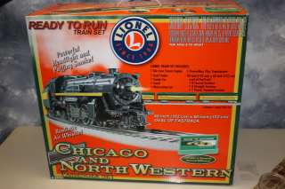Lionel Menards Chicago & Northwestern Locomotive Train set O Scale NIB 