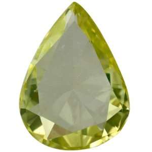    0.29 Ct Canary Yellow Color Pear Cut Loose Diamond: Jewelry
