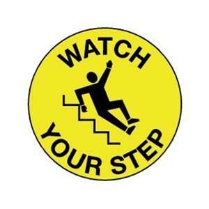 BRADY 49807 Sign,Floor,Watch Your Step  Industrial 
