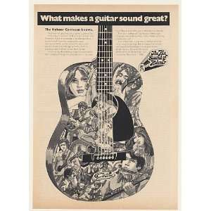 1970 Hohner Contessa Guitar Sound Great Print Ad (47196 