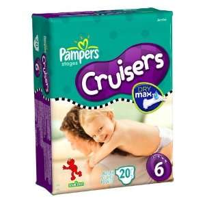  Pampers Cruisers Size 6 Size 4X20 Baby