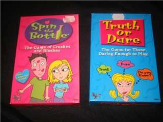 NEW Girls Slumber Party Games TRUTH OR DARE & SPIN the BOTTLE Fun 