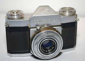 Contaflex Zeiss Icon Camera Synchro Compur Tessar f/2.8 45mm Lens 