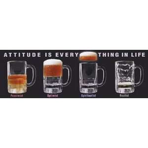  Belda Realist Beer Drinking College Alcohol Humour Poster 