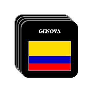  Colombia   GENOVA Set of 4 Mini Mousepad Coasters 